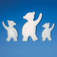 Polykarbonátová forma na ozdoby medvěd