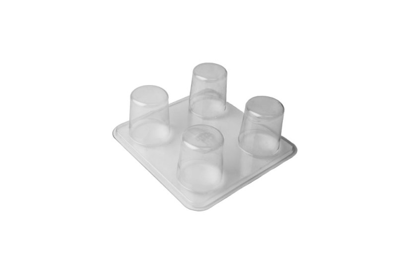 Polykarbonátová forma na čtyři svíčky